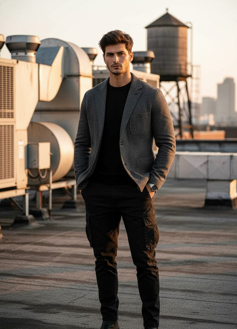 Industrial Urban — Industrial Rooftop (Male)