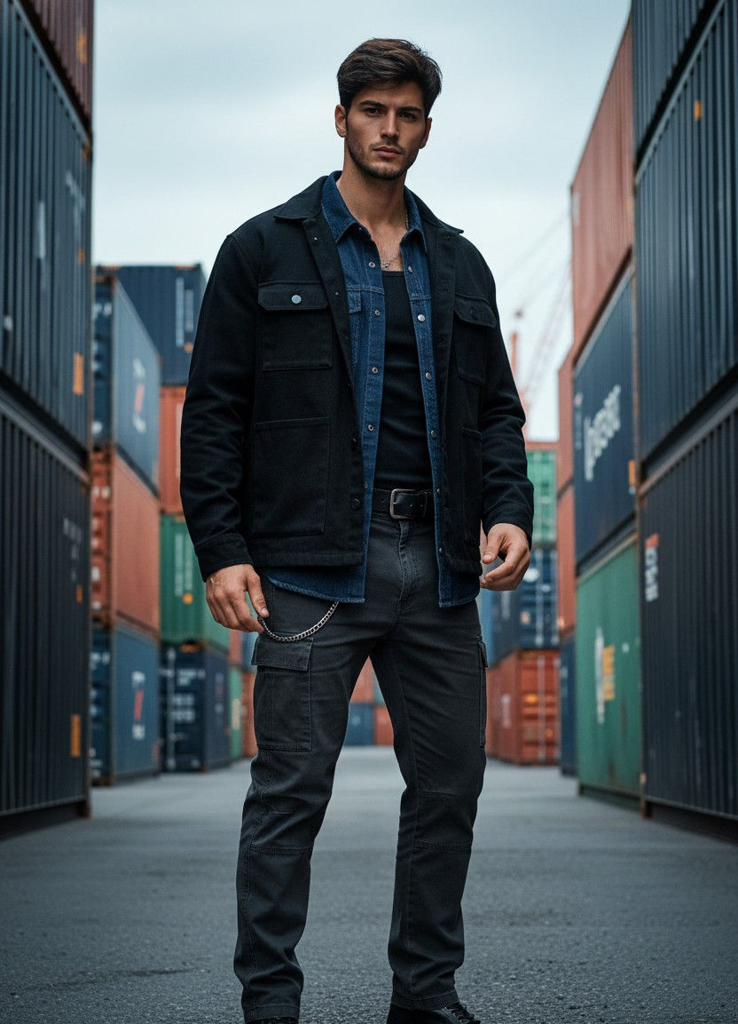 Industrial Urban — Shipping Container Yard (Male)