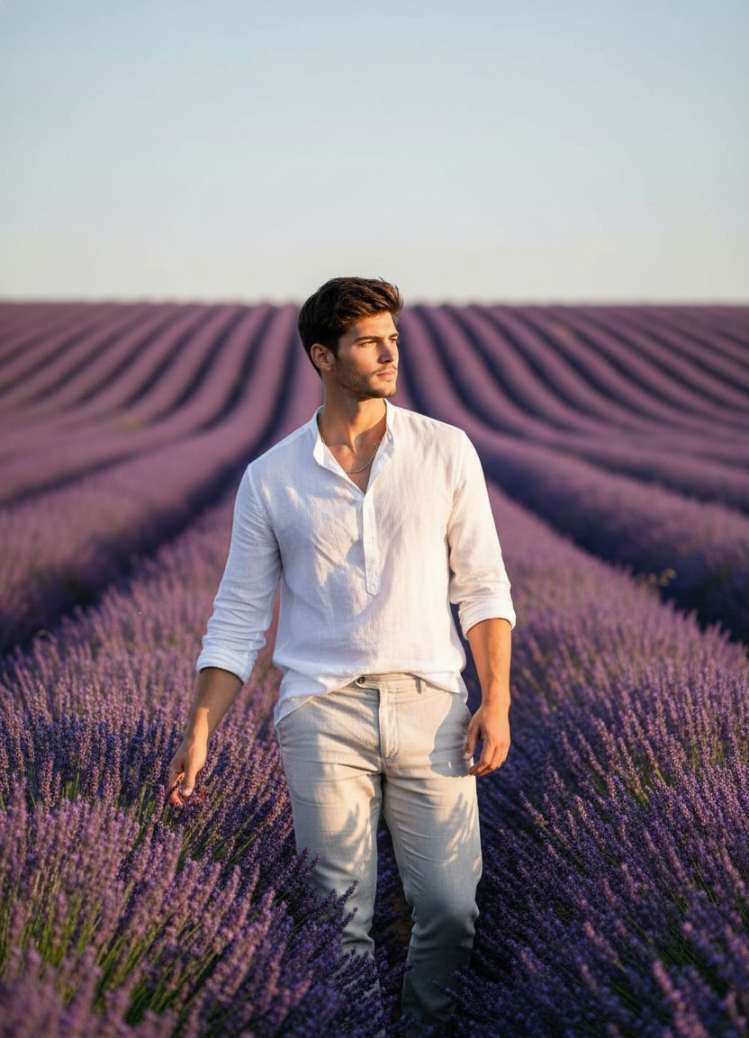 Pastel Dreamland — Lavender Fields (Male)
