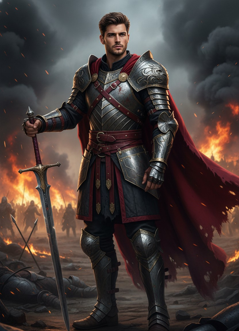 Warrior & Epic — Fantasy Battle Champion (Male)