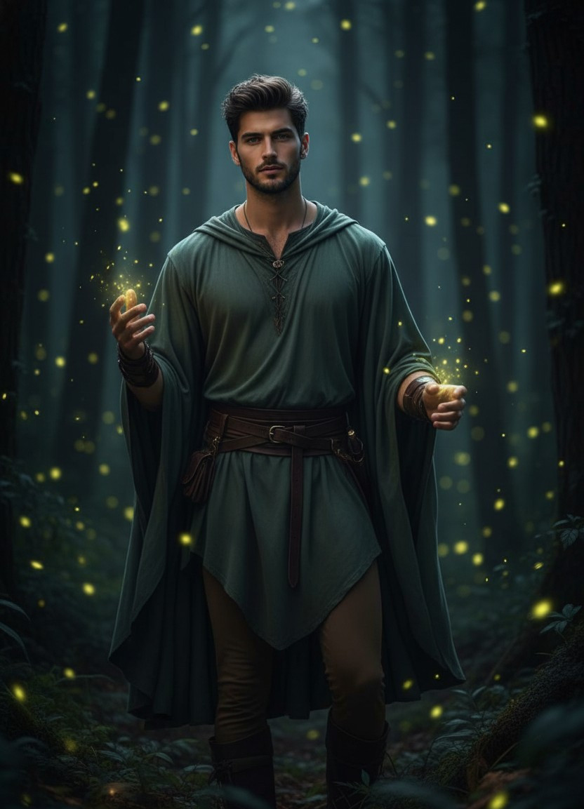 Mystical Forest — Forest Firefly Night (Male)