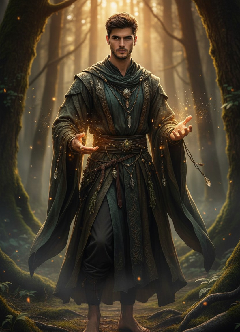 Mystical Forest — Forest Witch (Male)
