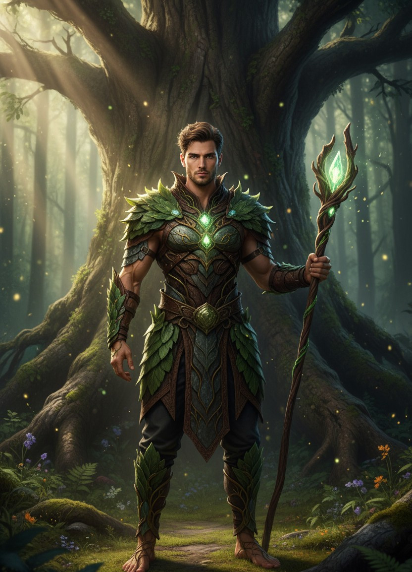 Mystical Forest — Nature Guardian (Male)