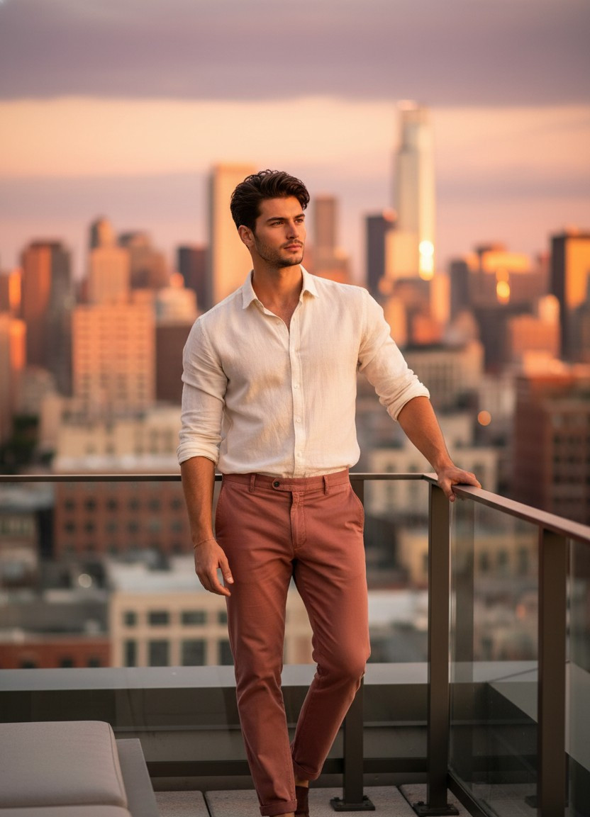 Rooftop City Views — Sunset City Rooftop (Male)
