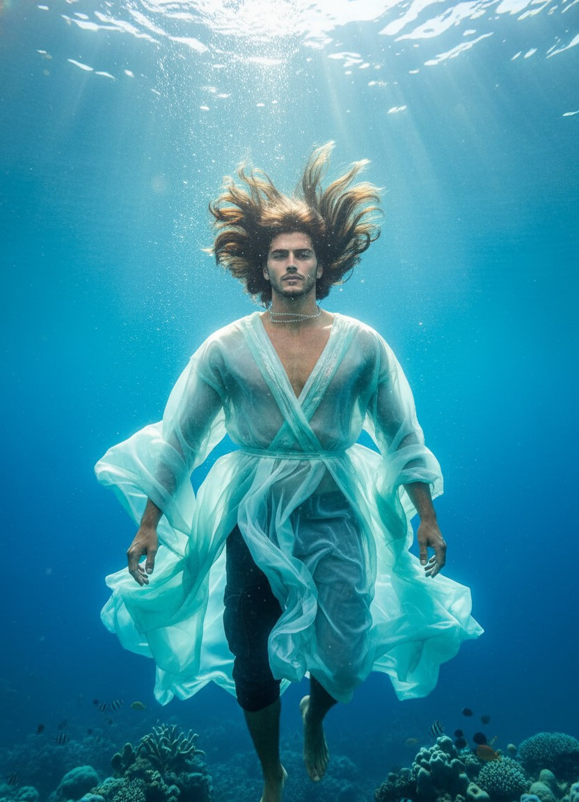 Underwater Fantasy — Underwater Goddess (Male)