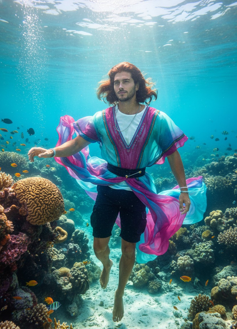 Underwater Fantasy — Coral Reef Dreamer (Male)