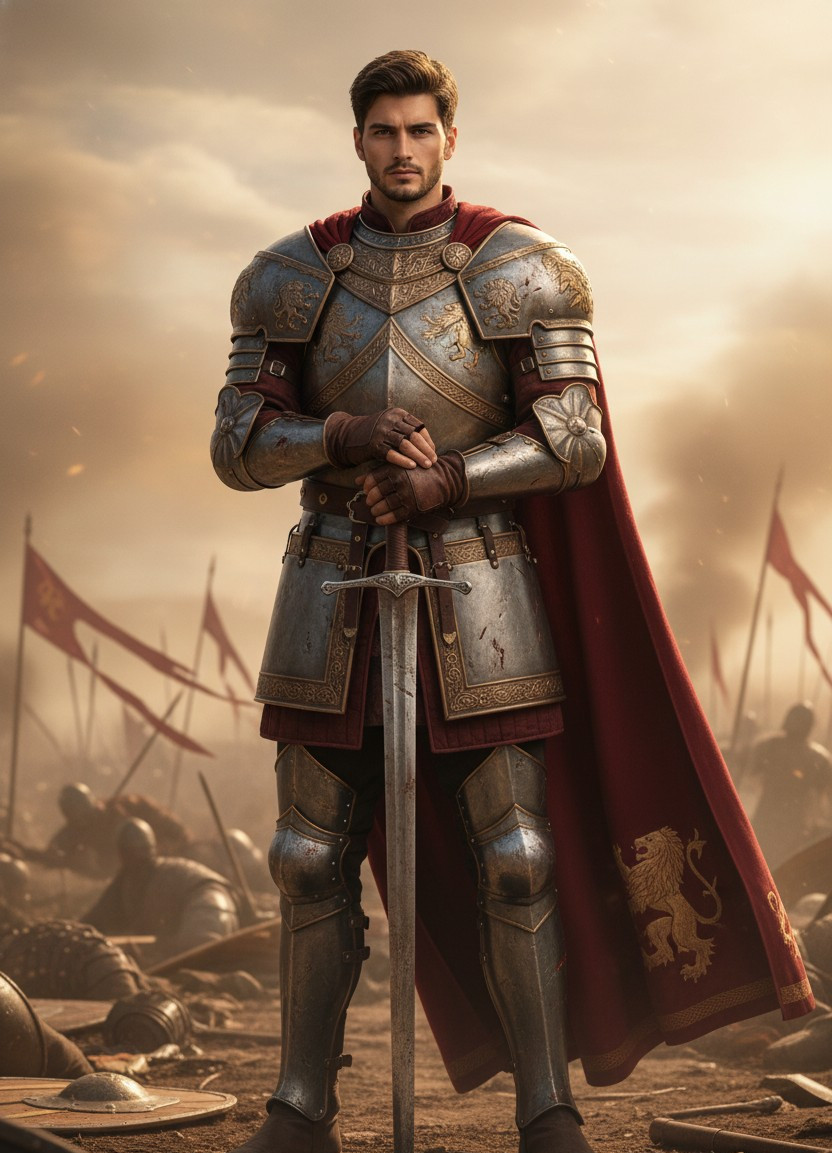 Renaissance Art — Throne of the Battlefield (Male)