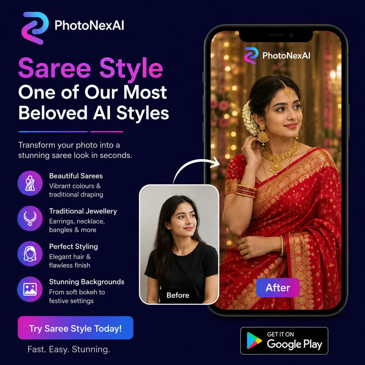 Saree Style AI Photos: How It Works and Why It's So Popular