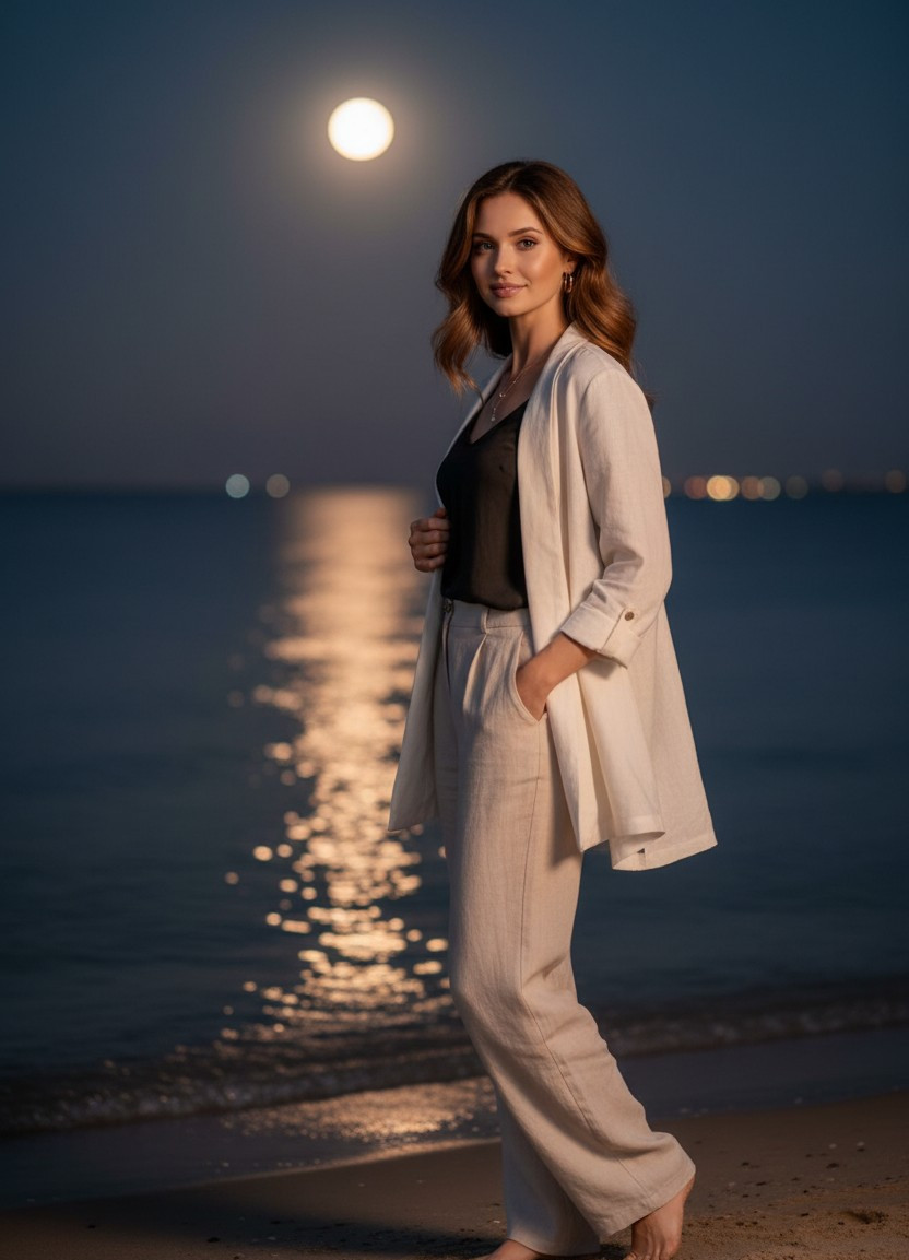 Sea Portraits — Night Ocean Portrait (Female)