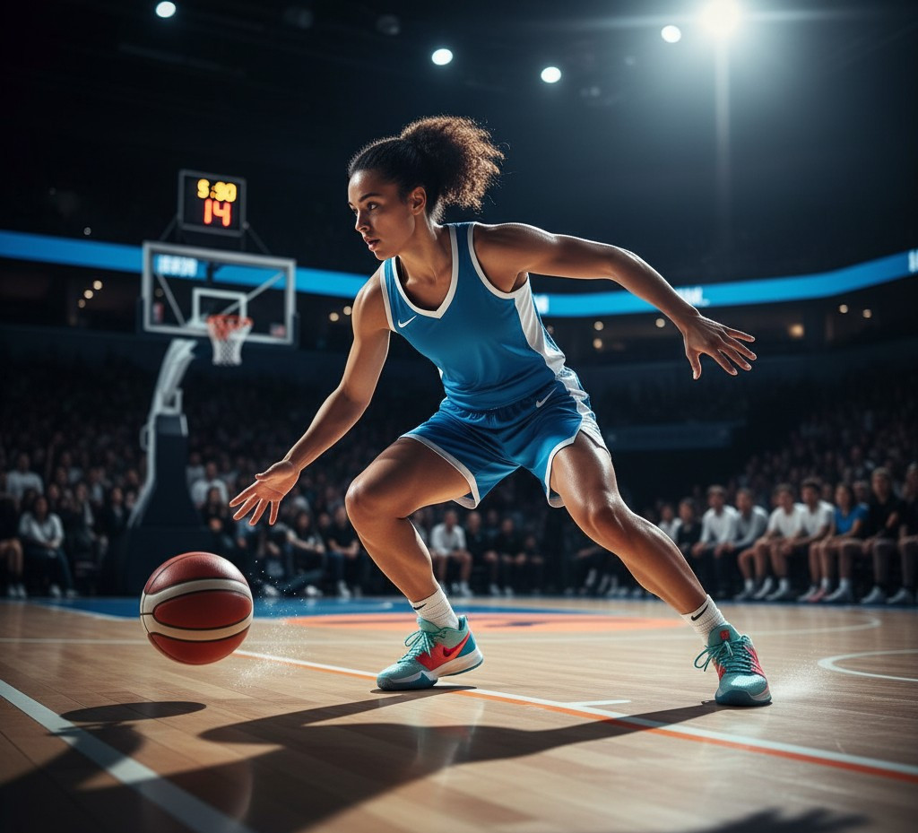 Sports and Athletes — Basketball Court Athlete (Female)