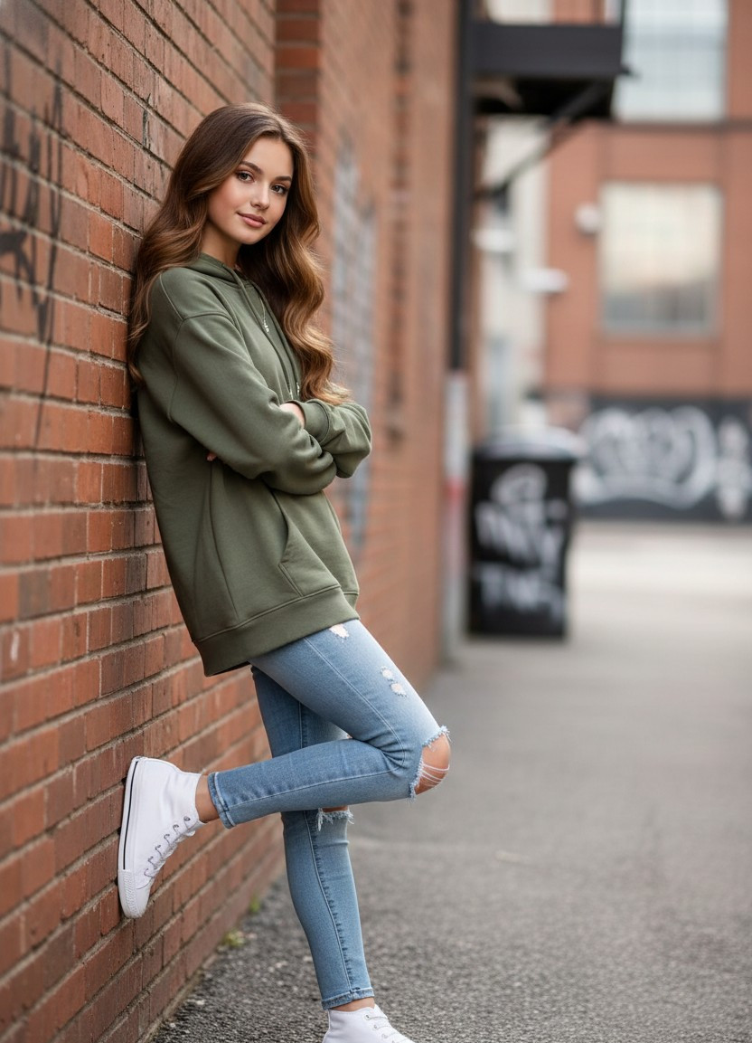 Different Ages Portrait — Teen Confidence (Age 15–17) (Female)