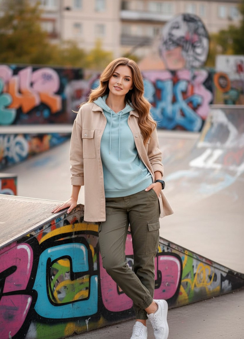 Street Style Urban — Urban Skate Park Style (Female)