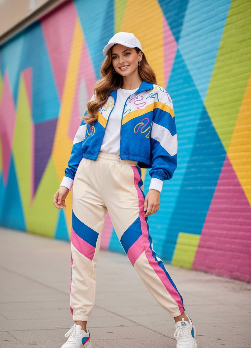 Street Style Urban — Retro Streetwear Remix (Female)
