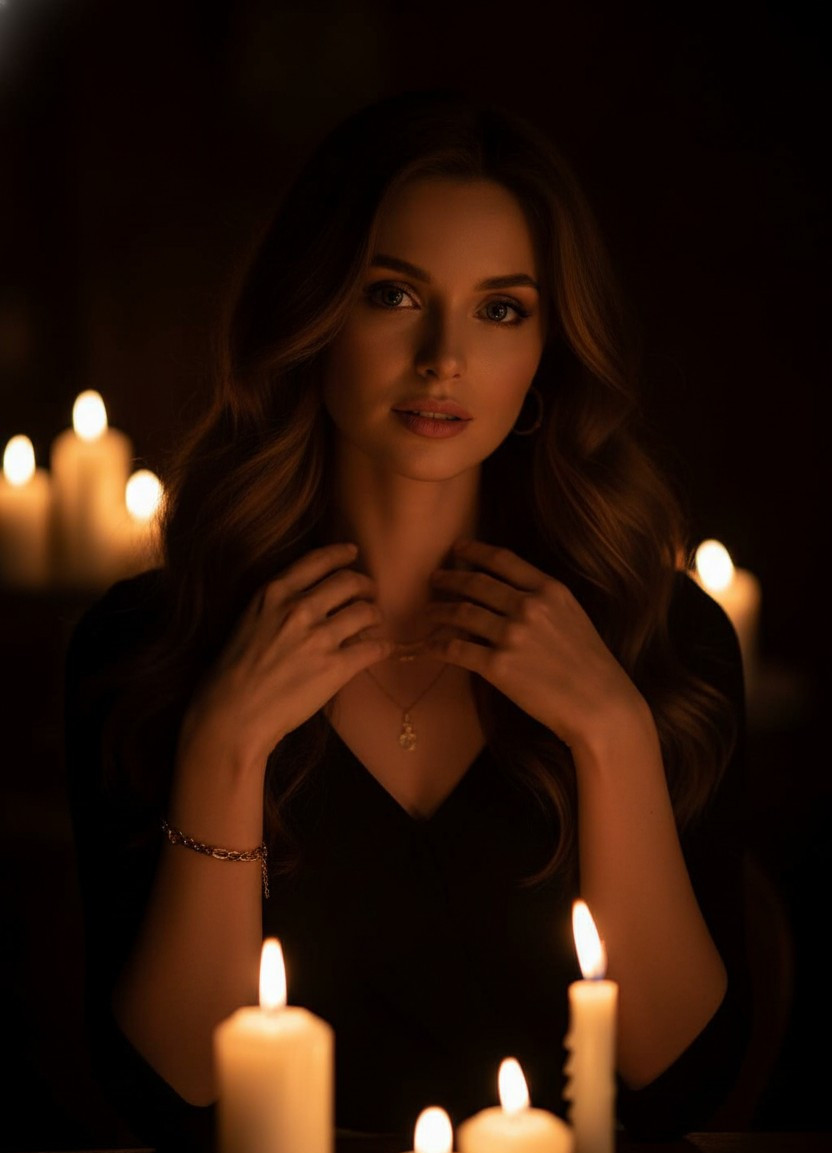 Moody Dark Aesthetic — Moody Candlelight (Female)