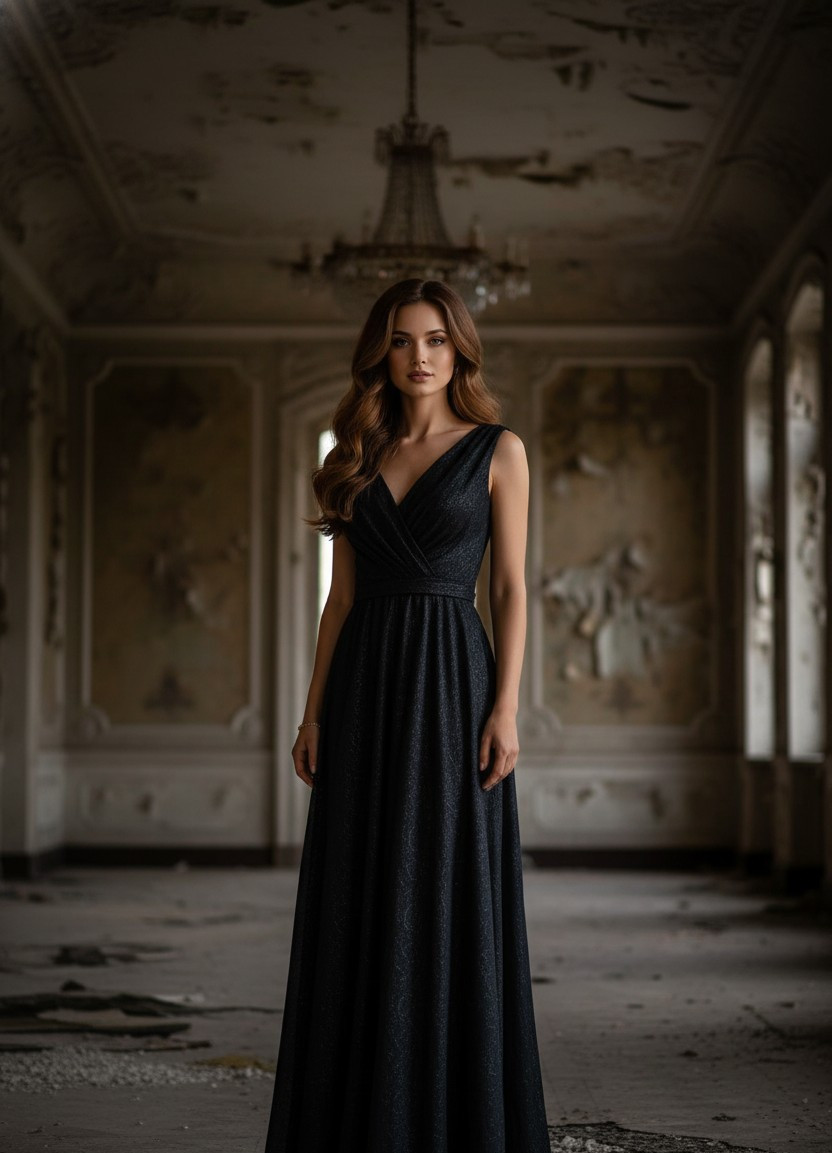 Moody Dark Aesthetic — Abandoned Elegance (Female)