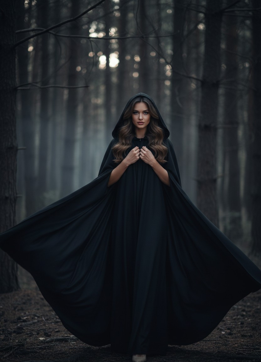 Moody Dark Aesthetic — Dark Forest Edge (Female)