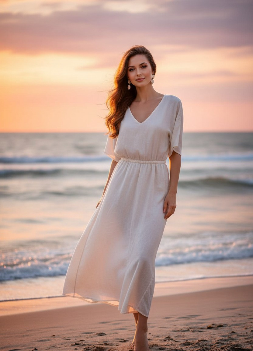 Golden Hour Glow — Beach Golden Hour (Female)