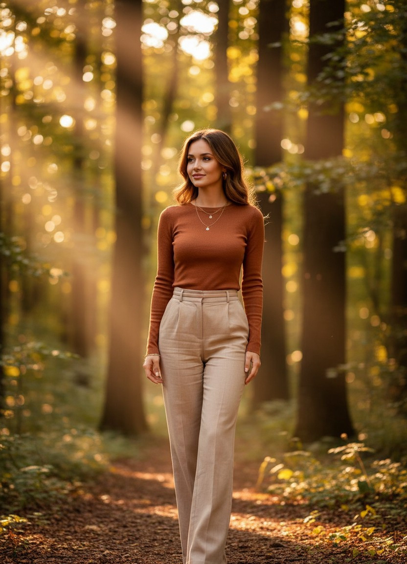 Golden Hour Glow — Forest Golden Light (Female)