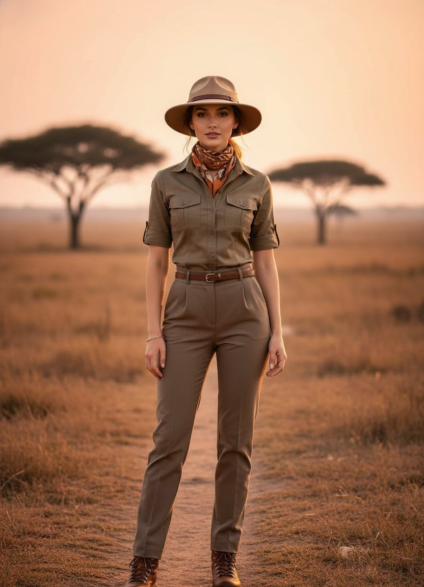 Travel & Wanderlust — Safari Adventure Style (Female)