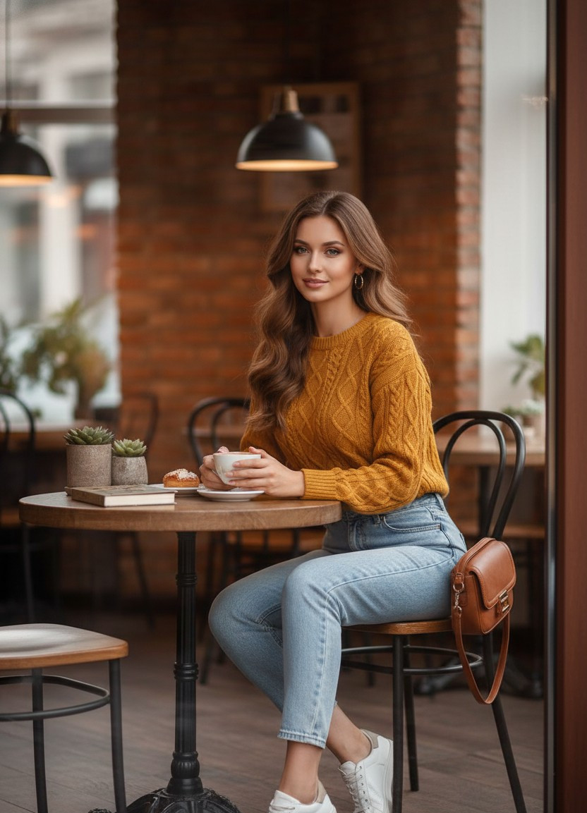 Influencer Lifestyle — Cafe Content Creator (Female)