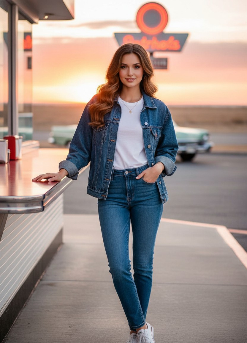 Vintage Retro Film — Retro Americana (Female)