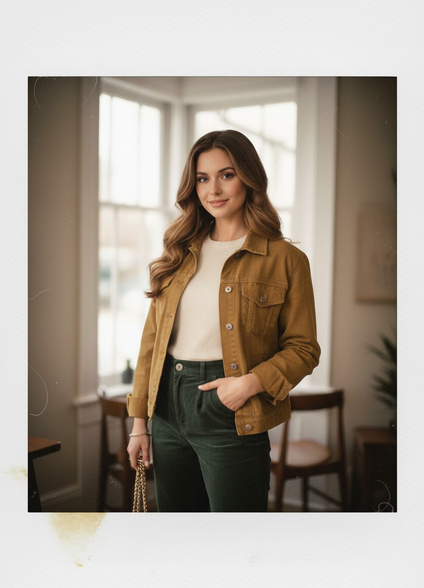 Vintage Retro Film — Polaroid Memory Aesthetic (Female)