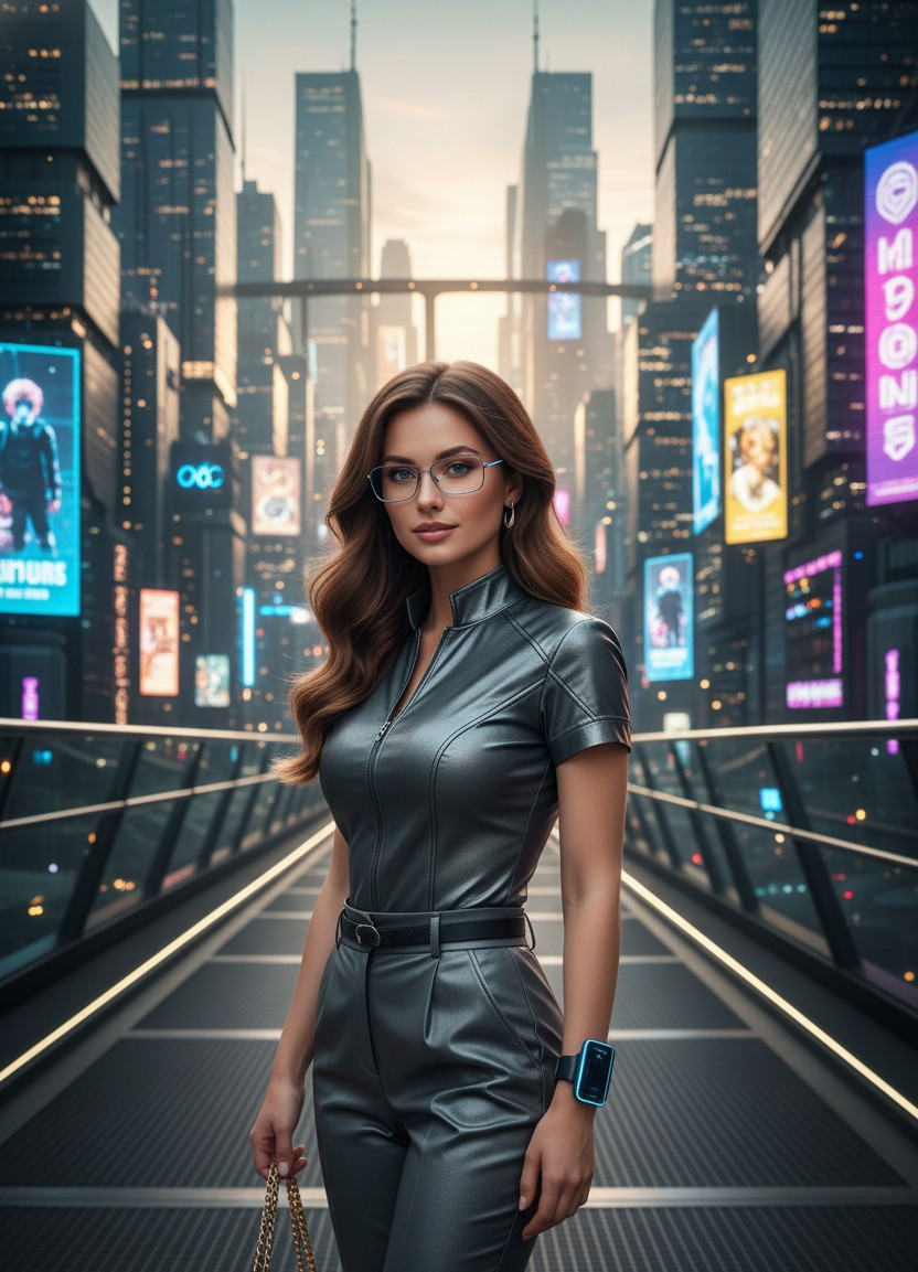 Futuristic Sci-Fi — Future Megacity Resident (Female)