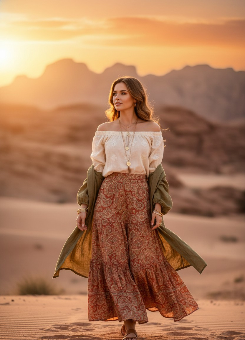 Bohemian Chic — Desert Boho Traveler (Female)