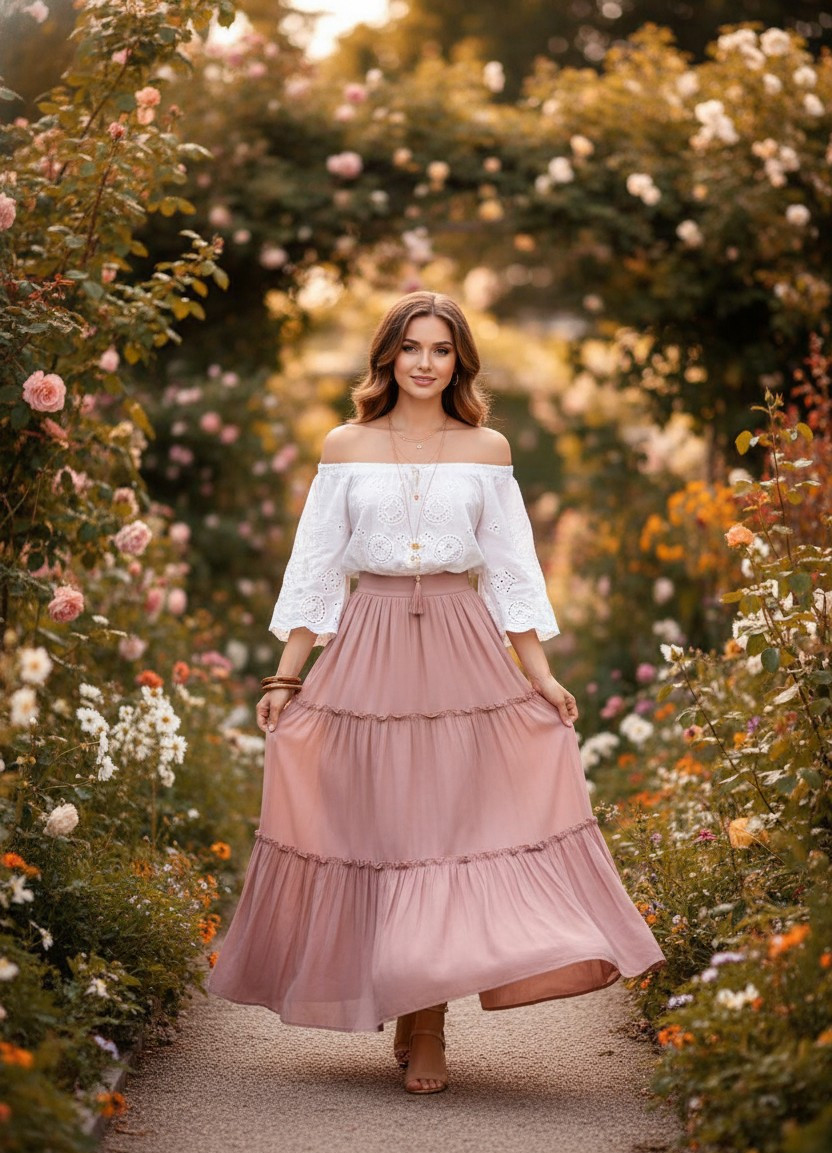 Bohemian Chic — Bohemian Garden Portrait (Female)