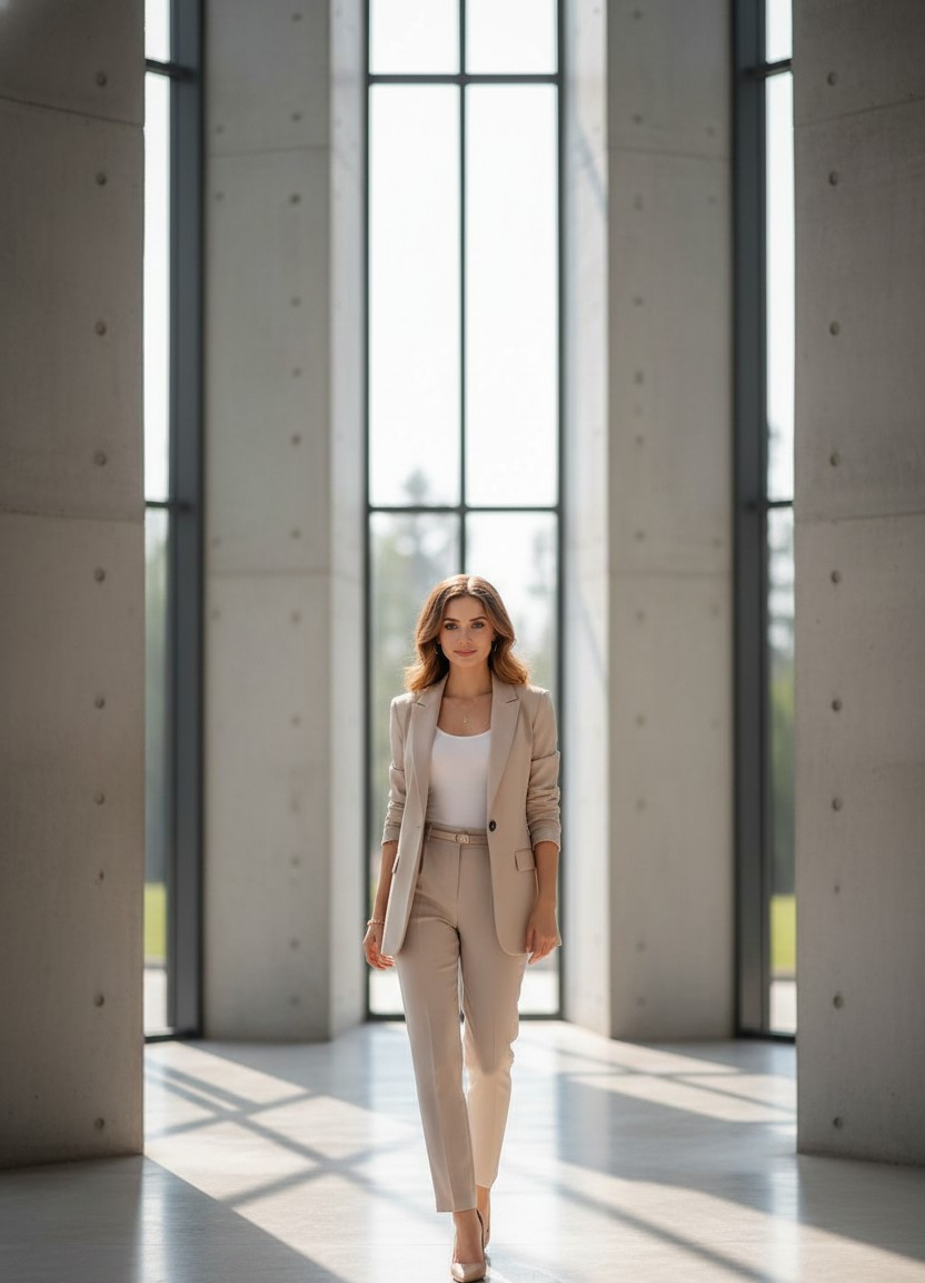 Minimalist Aesthetic — Architectural Minimalism (Female)