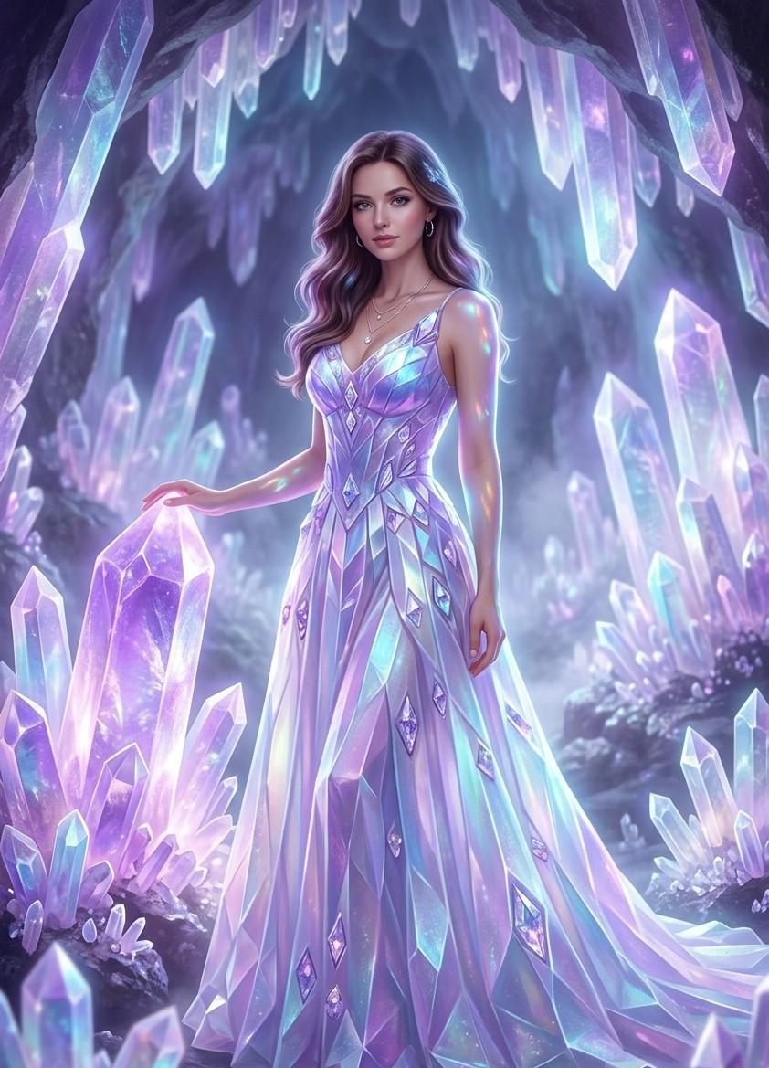 Fantasy & Ethereal — Crystal Cave Portrait (Female)