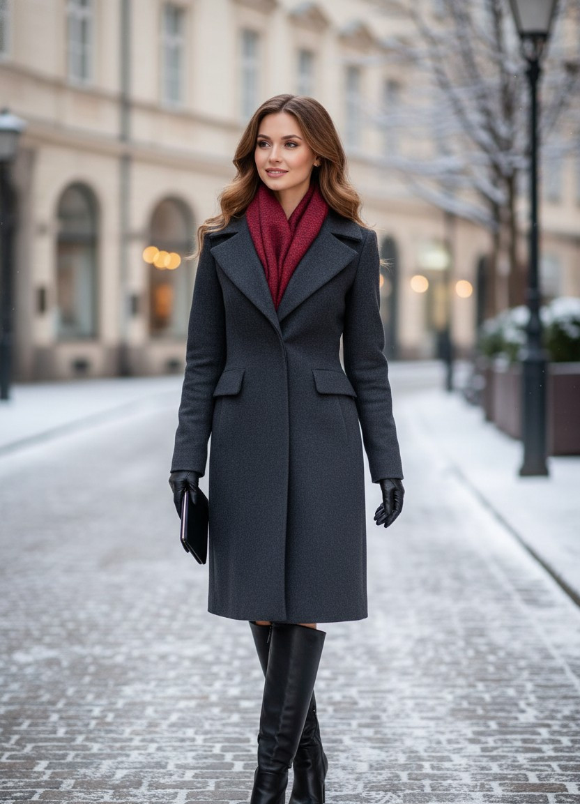 Winter & Snow Vibes — Snowy City Streets (Female)