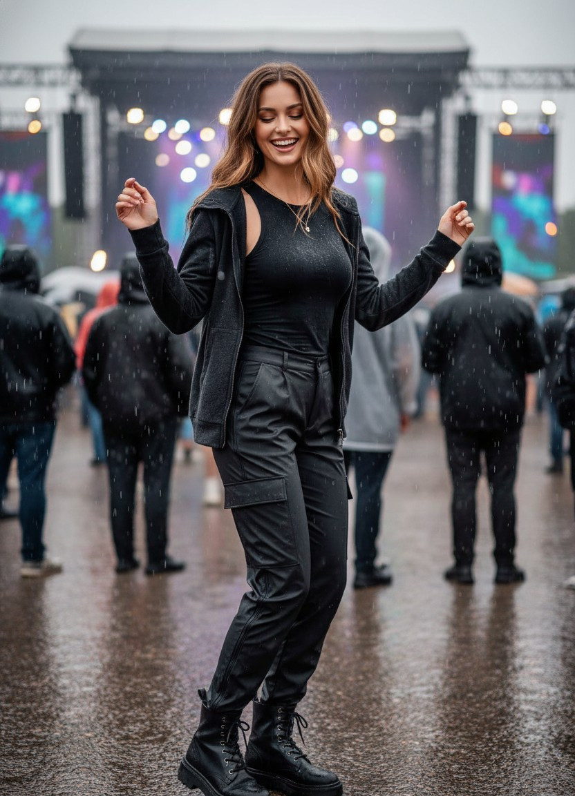 Music Festival — Rainy Festival Energy (Female)