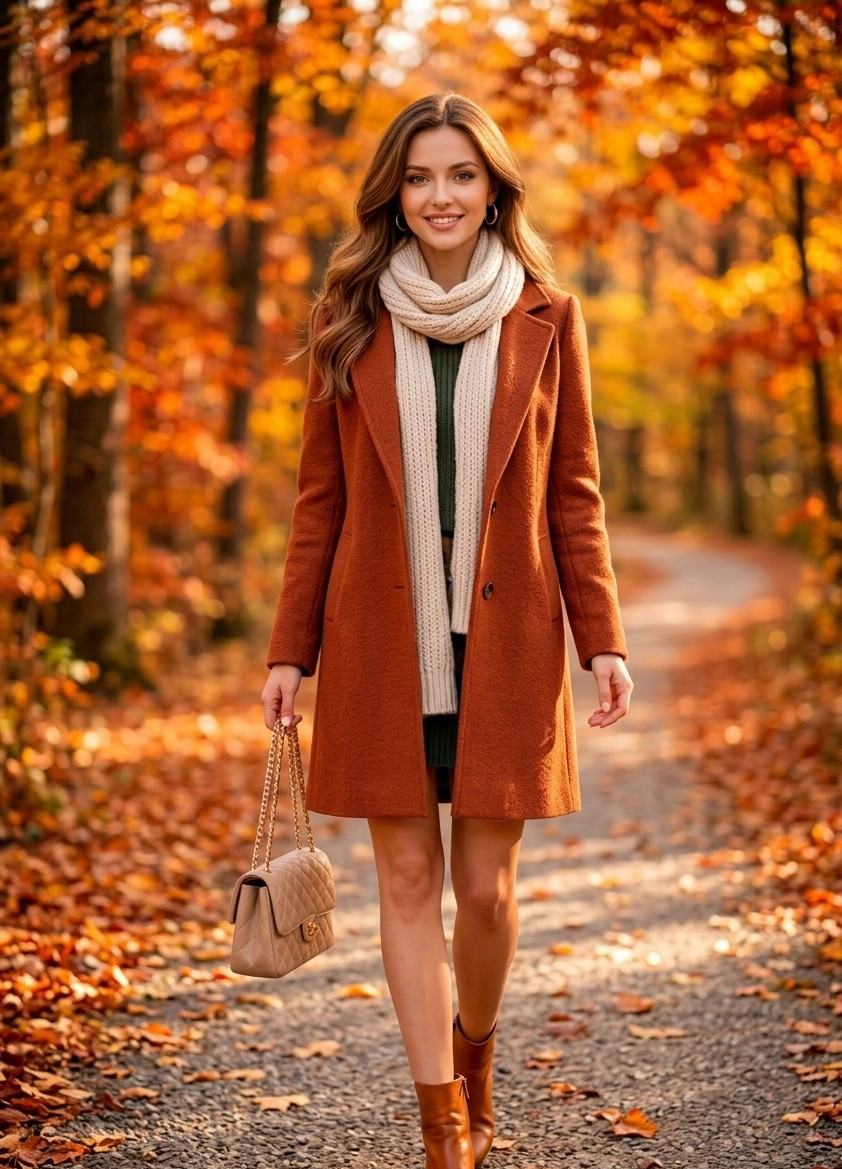 Cozy Autumn — Autumn Forest Walk (Female)