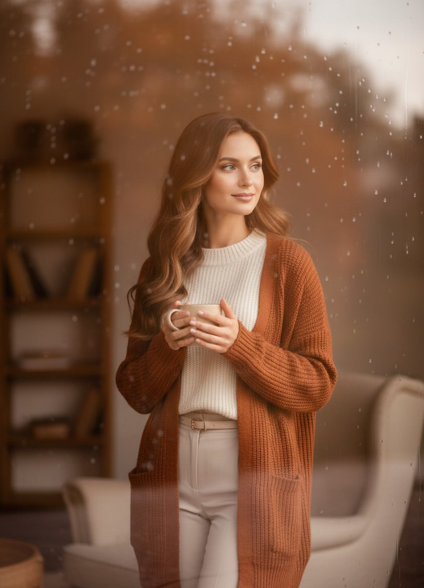 Cozy Autumn — Autumn Rain Window Mood (Female)