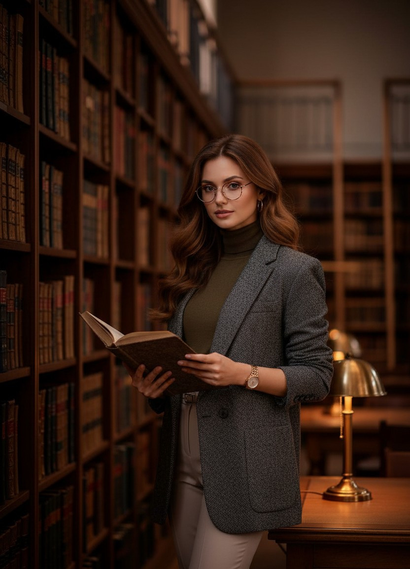 Dark Academia — Library Scholar (Female)