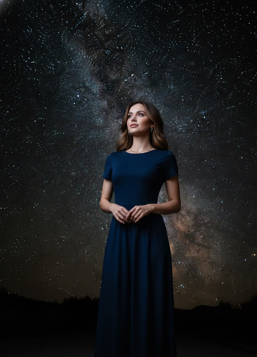 Celestial & Space — Star Field Background (Female)