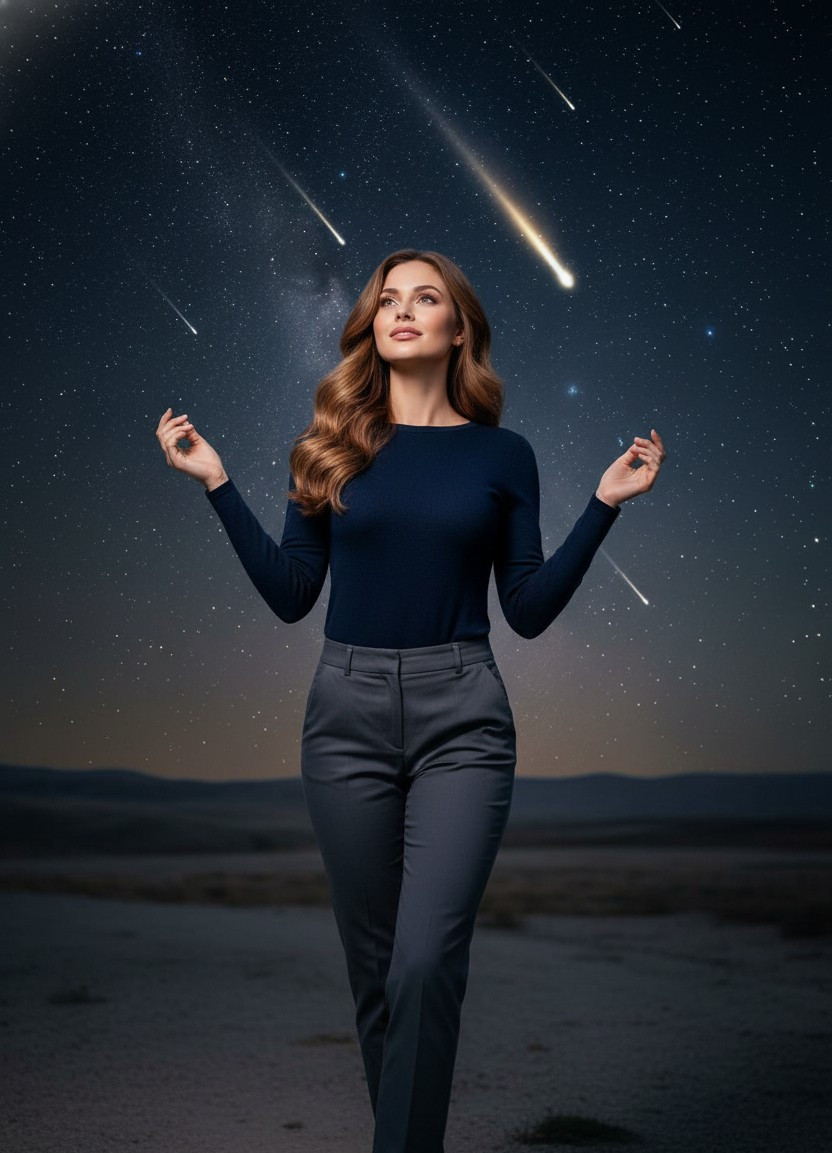 Celestial & Space — Meteor Shower Night (Female)