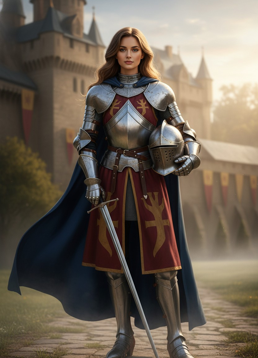Warrior & Epic — Medieval Knight (Female)