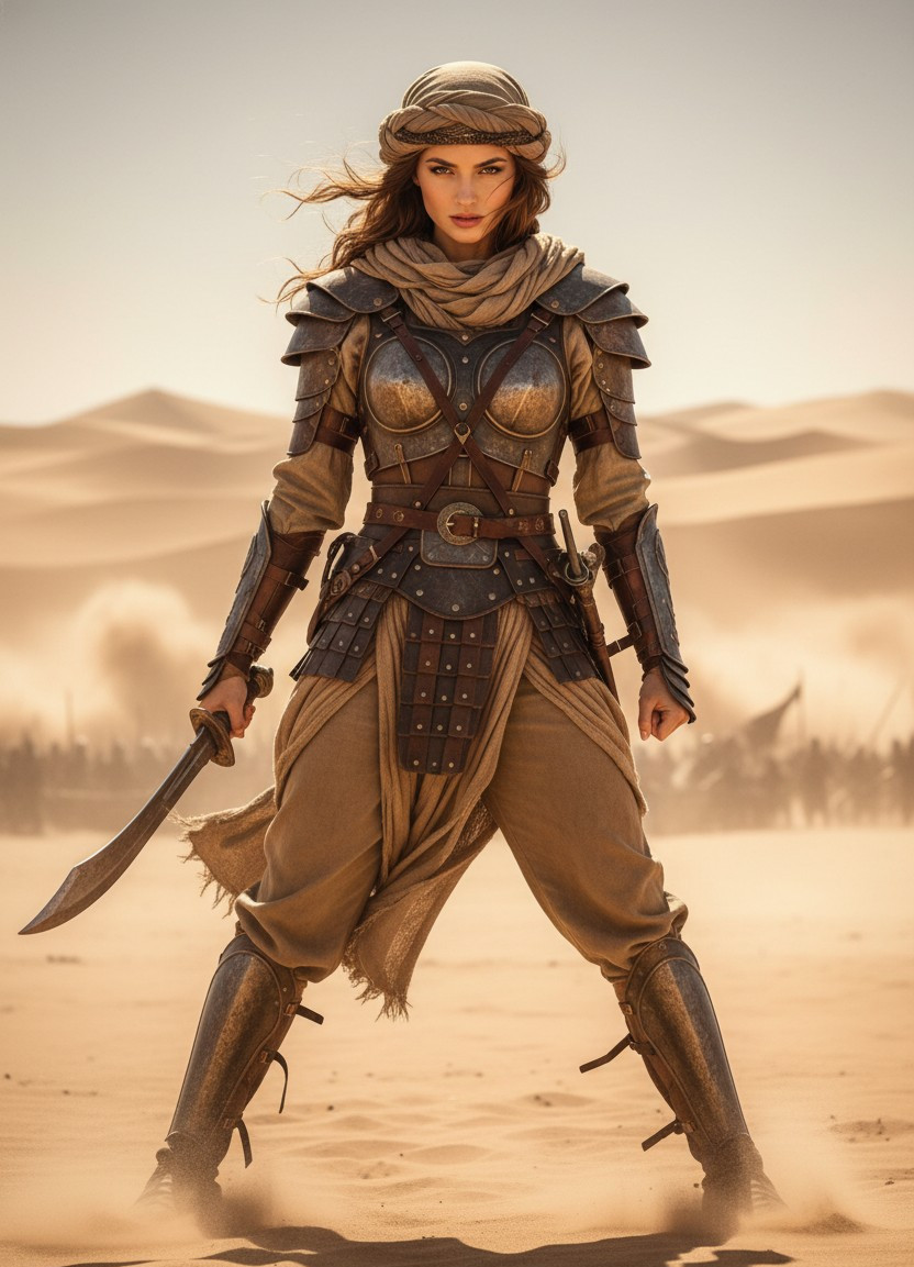 Warrior & Epic — Desert Warlord (Female)