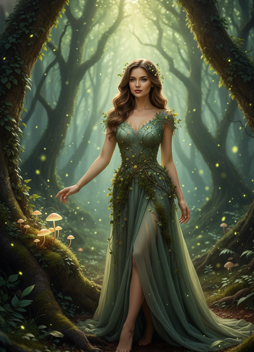 Mystical Forest — Enchanted Forest Spirit (Female)