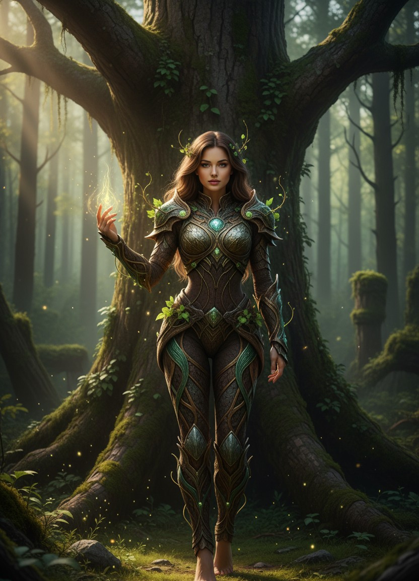 Mystical Forest — Nature Guardian (Female)
