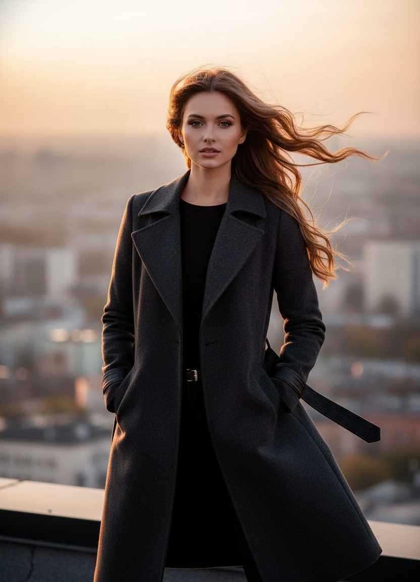 Rooftop City Views — Windy Skyline Edge (Female)