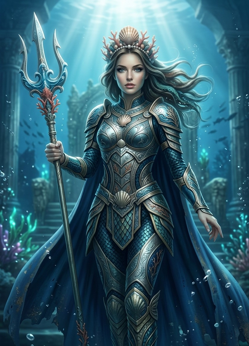 Underwater Fantasy — Siren Warrior (Female)