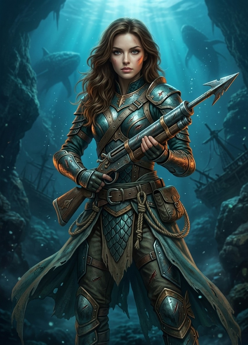 Underwater Fantasy — Leviathan Hunter (Female)