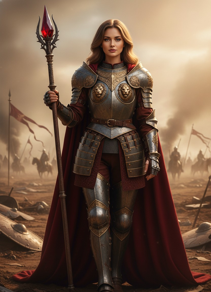 Renaissance Art — Throne of the Battlefield (Female)