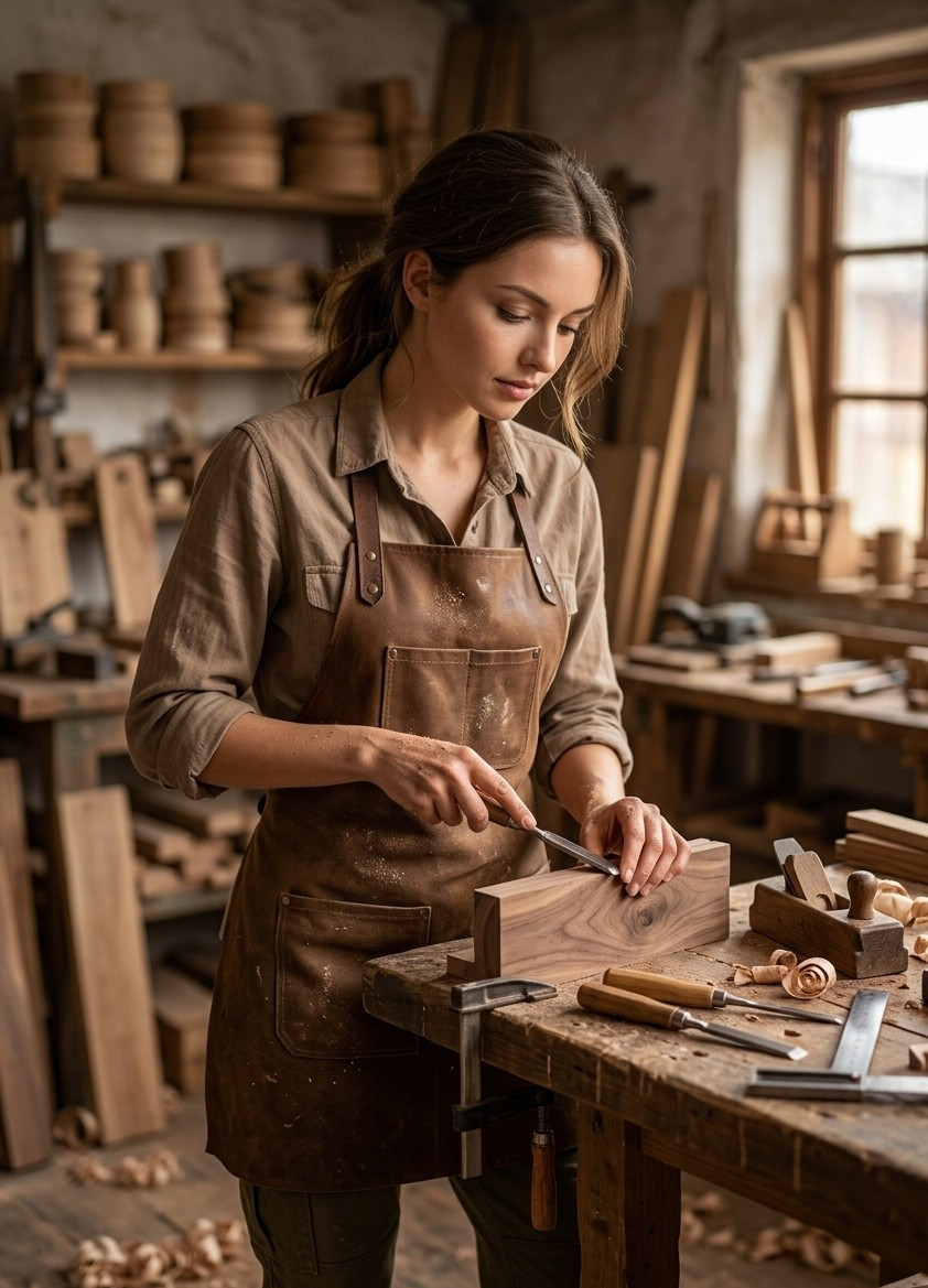 Artisan & Craft — Woodworking Artisan (Female)