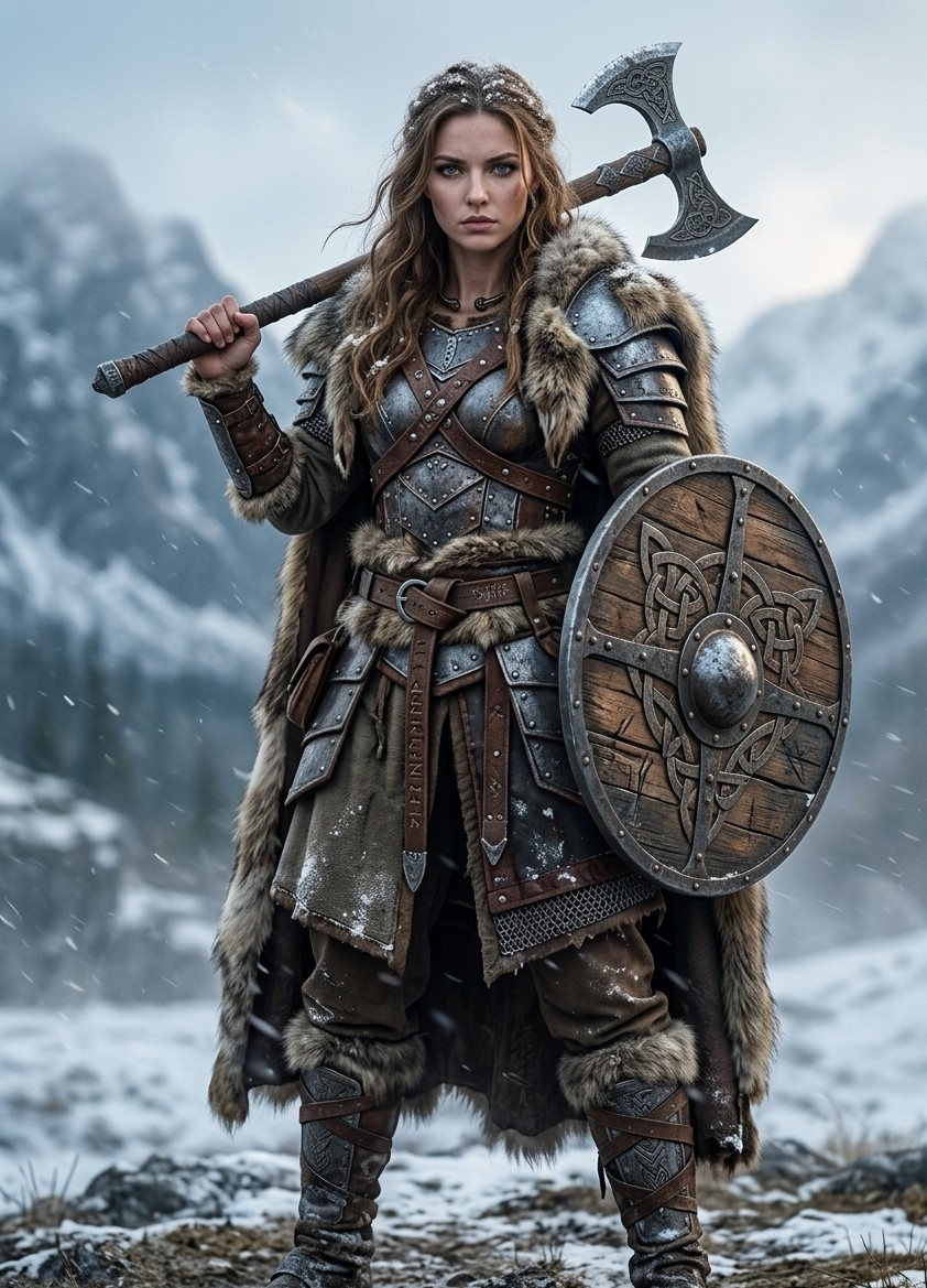 Midnight Glamour — Viking War Leader (Female)