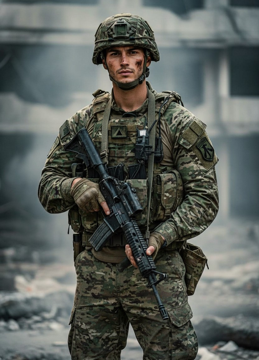 Iconic Cinema — War Movie Soldier (Male)