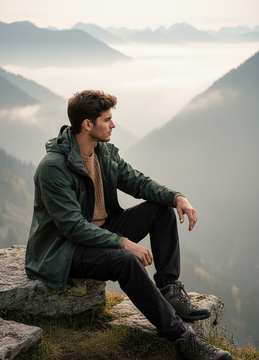 Artistic & Creative — Misty Valley Portrait (Male)